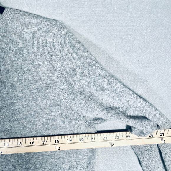 Peck Peck Cashmere Sweater Womens XL Gray Knit Pullover Giraffe Preppy - Picture 8 of 11
